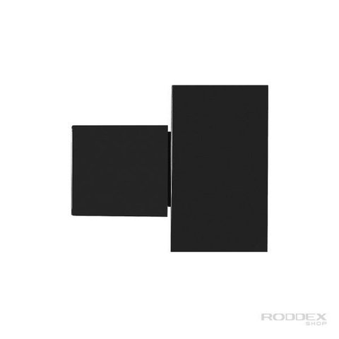 Acabamento Para Registro Quadrado ABS Preto Gaveta Kit 8 PÇS