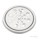 Ver imagem 1 de Grelha Abre Fecha e Porta Grelha Redondo 10x10 em Inox 2 Pçs