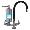 Ver imagem 1 de 2141 C80 Torneira Gourmet com Filtro Bica Móvel e Tubo Flexível Preto com Arejador Acoplado para Pia