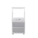 Ver imagem 3 de Armário Multiuso Luna com Porta, Gaveta e com 1 Nicho em Mdp - Branco