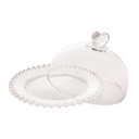 Ver imagem 4 de Queijeira de Cristal Com Tampa Coração Transparente Lyor