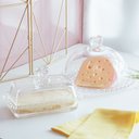 Ver imagem 7 de Queijeira de Cristal Com Tampa Coração Transparente Lyor