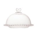 Ver imagem 2 de Queijeira de Cristal Com Tampa Coração Transparente Lyor