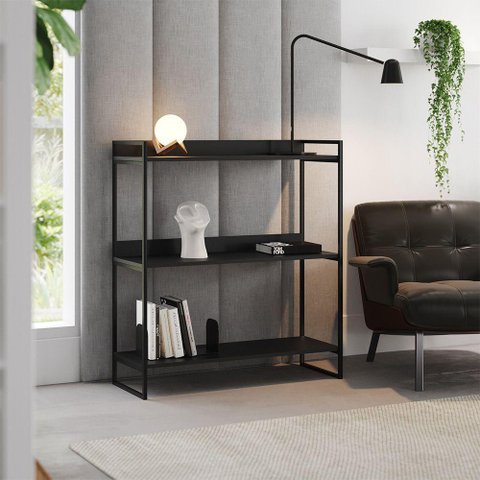 Cantinho do Café Adega Industrial Córdoba 95cm Preto - Cor: Preto