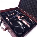 Ver imagem 5 de Kit Abridor de Vinho Profissional Saca Rolha com Acessórios e Estojo Madeira Rústica