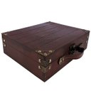 Ver imagem 2 de Kit Abridor de Vinho Profissional Saca Rolha com Acessórios e Estojo Madeira Rústica