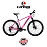Bicicleta Lotus Aro 29 MTB 21v Shimano Freios a Disco - Rosa - 17.5 " - 2