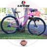 Bicicleta Lotus Aro 29 MTB 21v Shimano Freios a Disco - Rosa - 17.5 " - 3