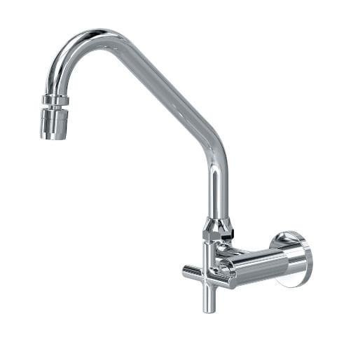 Torneira P/ Cozinha Jade de Parede C/ Bica Móvel Cromada Fani - 1