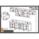 Ver imagem 4 de Cozinha Completa 8 Peças Sicília Espresso Móveis
