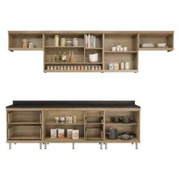 Cozinha Completa 8 Peças Sicília Espresso Móveis - 3