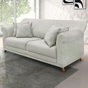 Ver imagem 2 de Sofa 3 Lugares Retro Polo 200cm com Almofada Veludo 2223 Ezz 2223