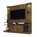 Ver imagem 2 de Estante Home York com LED e Prateleiras de Vidro Tradicional Moderno Móveis Bechara