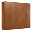 Ver imagem 2 de Guarda Roupa Casal Atrice 6 Portas - Demobile:nogueira Touch