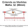 Rede Pesca Pronta Malha 12 Fio0,35 1,92alt 50 Metros E. Embutido - 2