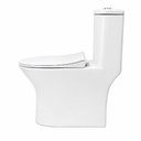 Ver imagem 5 de Vaso Sanitario Monobloco Luxo Branco - Rev-000046 - Fiiyo