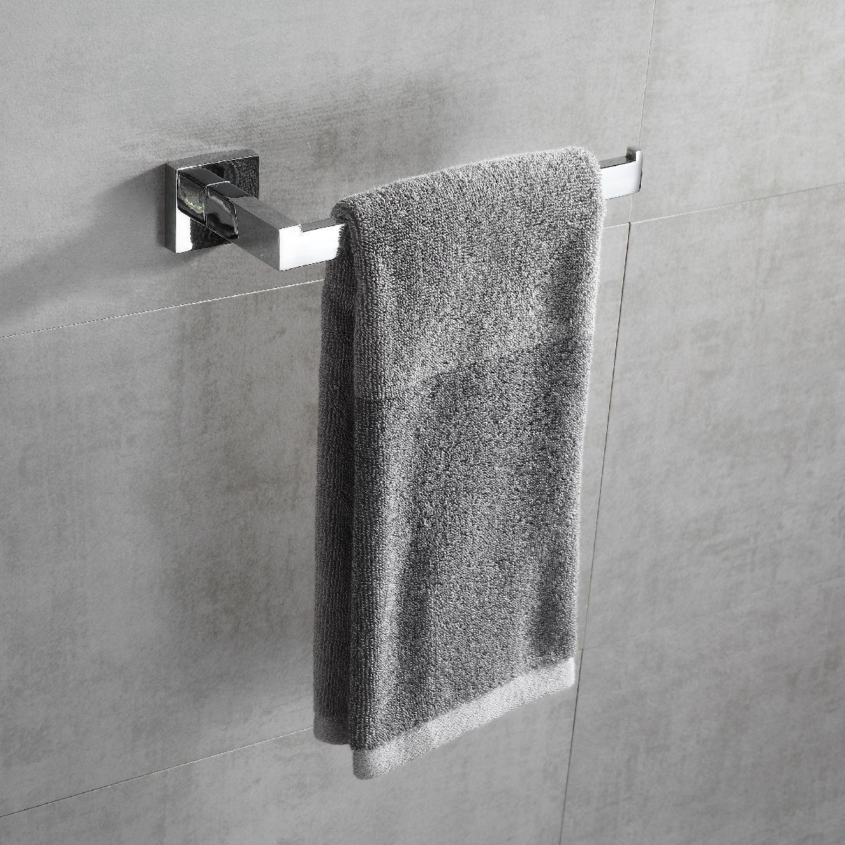 Kit Acessórios para Banheiro Lavabo Duas Peças Cromado Inox - 6