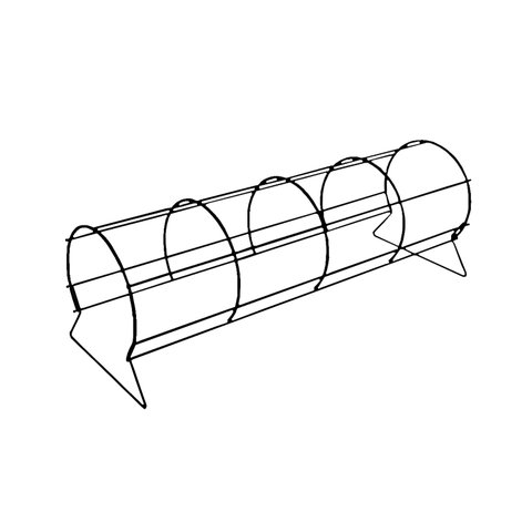 Expositor de Tiara Aramado Individual - Preto- 0,50m