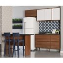 Ver imagem 1 de Cozinha Completa 5 Módulos 6 Portas e Rodapés Calábria Espresso Móveis