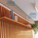 Ver imagem 5 de Painel para TV até 72 Polegadas 100% MDF 185,5CMX250CM Aloe Espresso Móveis