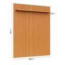 Ver imagem 3 de Painel para TV até 72 Polegadas 100% MDF 185,5CMX250CM Aloe Espresso Móveis