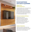 Ver imagem 7 de Painel para TV até 72 Polegadas 100% MDF 185,5CMX250CM Aloe CabeCasa MadeiraOriginals