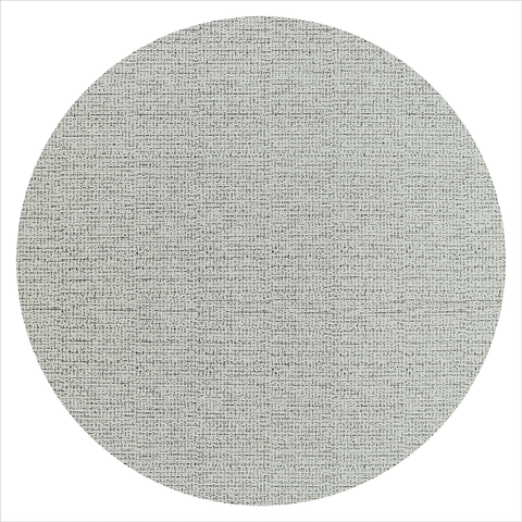 Tapete Redondo Linha Milão Alemanha Cinza 71% Algodão 29% Poliéster Antiderrapante para Sala Quarto 