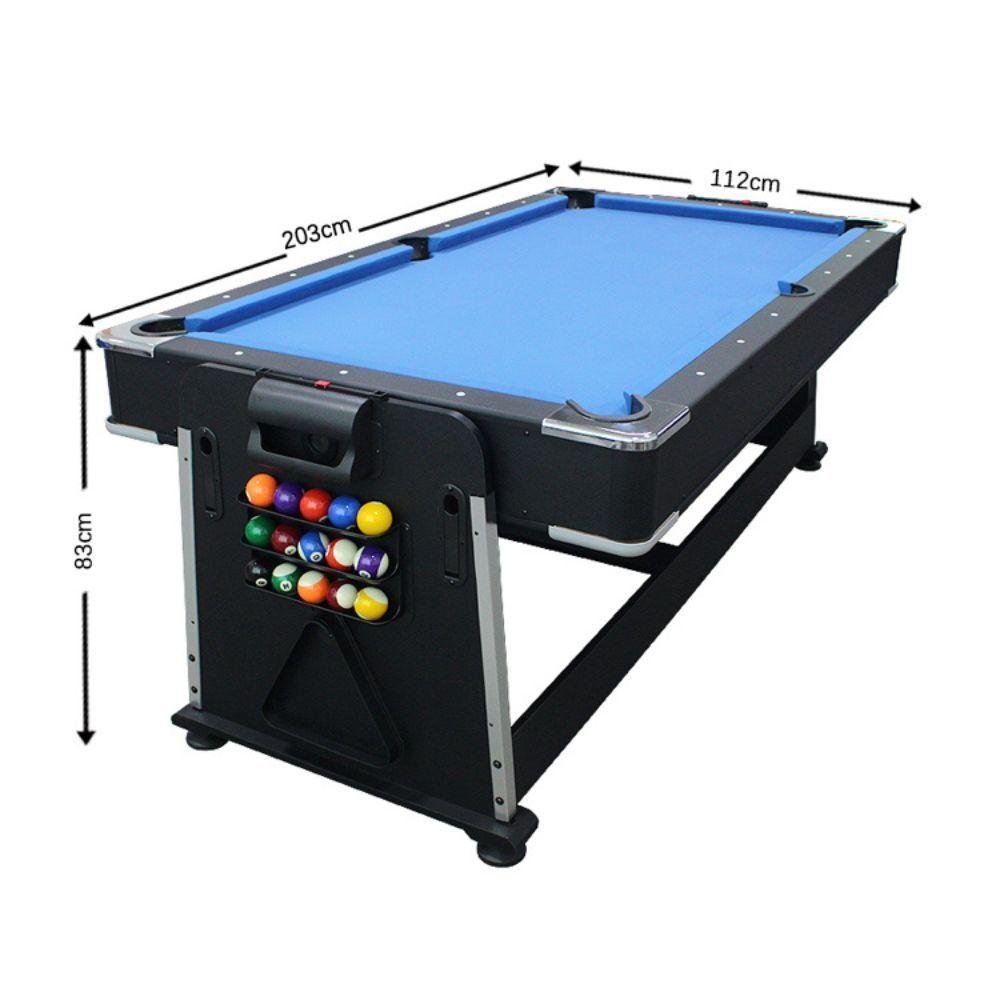 Mesa Multijogos 4 em 1 Ping Pong Bilhar e Air Hockey Ahead Sports Preto - 5