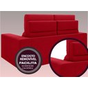 Ver imagem 7 de Sofá Jobim 1,70m Assento Retrátil e Reclinável Velosuede - NETSOFAS