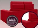 Ver imagem 7 de Sofá Jobim 1,70m Assento Retrátil e Reclinável Velosuede - NETSOFAS