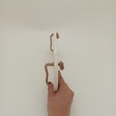 Ver imagem 3 de Bandeja Alça Fibra Marmore 1x12x30cm Branco