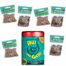 Massa Pesca 1kg E 6 Ração Furadinha Pau No Gato Banana Bacon - 1