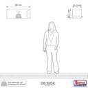 Ver imagem 3 de Armario Geladeira 80cm 1 Porta Tannat/legno Crema Evolution Batrol