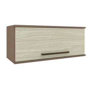 Armario Geladeira 80cm 1 Porta Tannat/legno Crema Evolution Batrol