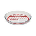 Ver imagem 1 de Assadeira 1,6l de Vidro Borosilicato Canelada Redonda