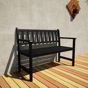 Ver imagem 6 de Banco de Jardim Ms Colors - Preto