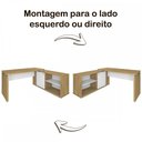Ver imagem 4 de Mesa Escrivaninha Smart 1 Porta 2 Prateleiras Olmo/branco - Artany