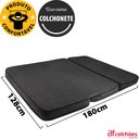 Ver imagem 4 de Puff Multiuso 3 Em 1 Casal Espuma Preto - Bf Colchões