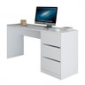 Mesa para Computador Home Office 3 Gavetas Branco - Panorama Móveis - 3