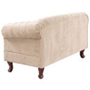 Ver imagem 5 de Namoradeira Chesterfield Duque 2 Lugares em Veludo:Veludo Cru