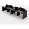 Mesa Escritório Plataforma 8 Lugares 3,60x1,20 com Caixa de Tomadas Atacadão Dos Moveis - 2