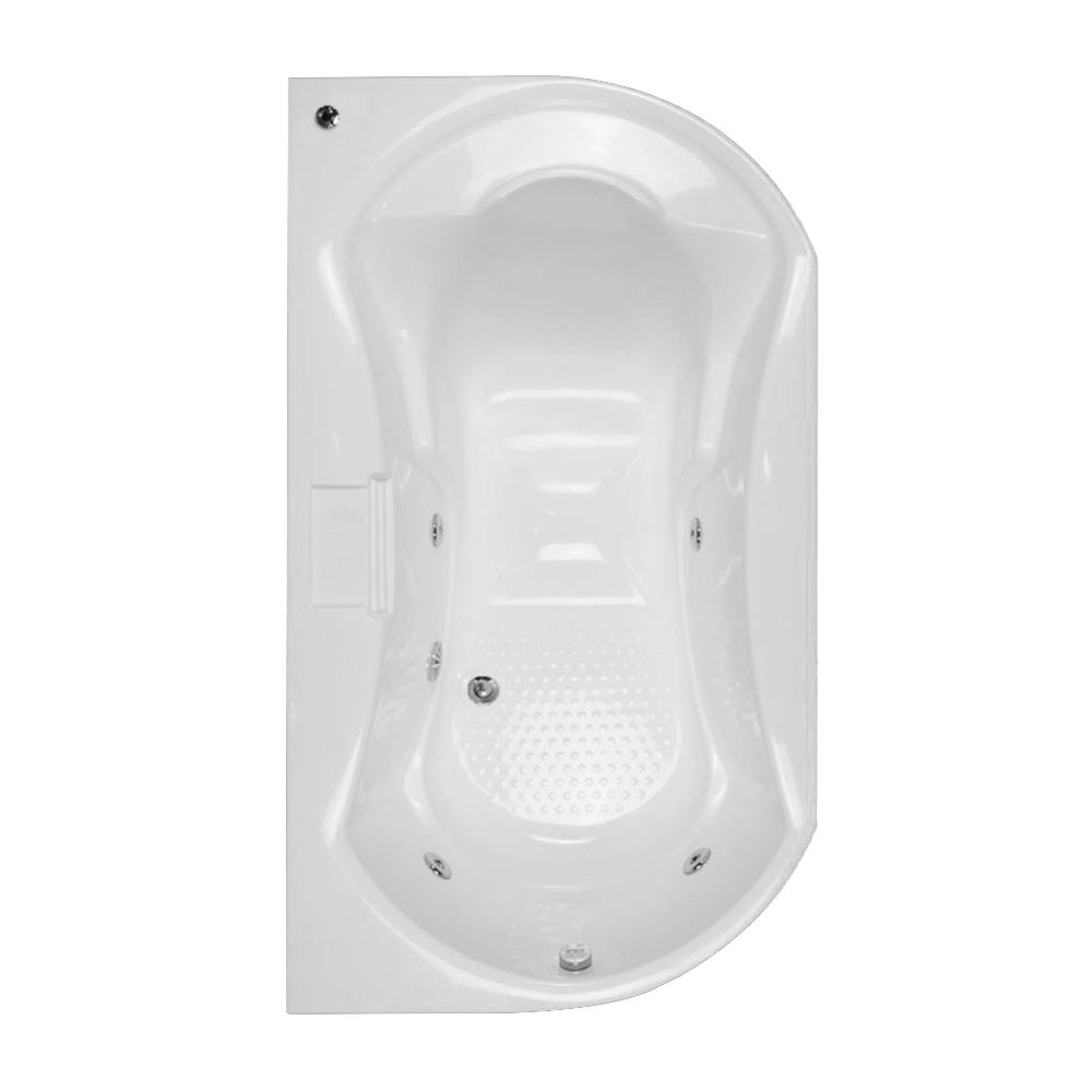 Banheira Retangular Rayana com Hidro - 220v - 1