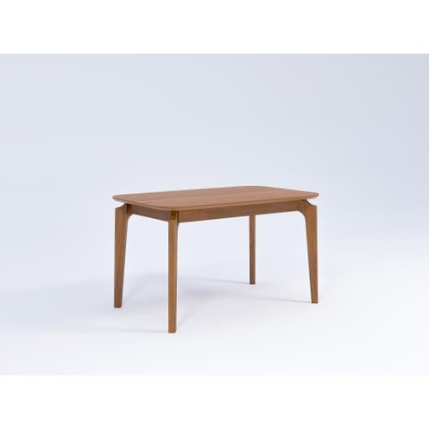 Conjunto de Jantar Ficus Mesa 1,30 m com 4 Cadeiras Bella Madeira Tauari - Madeira/Cinamomo/Kaki