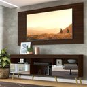 Ver imagem 4 de Rack com Painel Tv até 65" Espelho e Pés Retrô Multimóveis