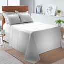 Ver imagem 4 de Jogo Cama Queen Size Algodão 130 Fios Liso Conforto Macio