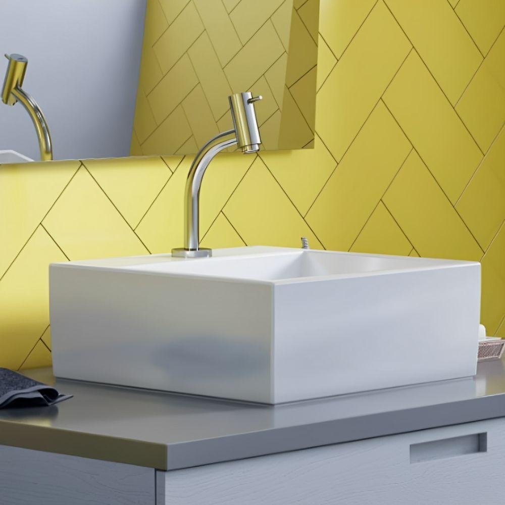 Torneira de Mesa para Lavatório Cromada Bica Baixa Celite Basic - B5008c8crb - 3