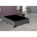 Ver imagem 3 de Base Box Casal Suede Cinza 40x138x188