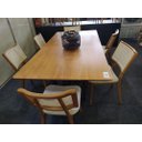 Ver imagem 2 de Sala de Jantar Base Metálica 6 Cadeiras 1,80x1,0m - Espanha - Requinte Salas