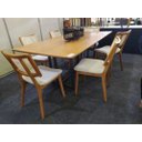 Ver imagem 3 de Sala de Jantar Base Metálica 6 Cadeiras 1,80x1,0m - Espanha - Requinte Salas