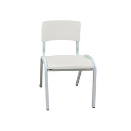 Kit 2 Cadeiras Infantil Iso Branca Brinquedoteca Escolas Ecomhome - 3